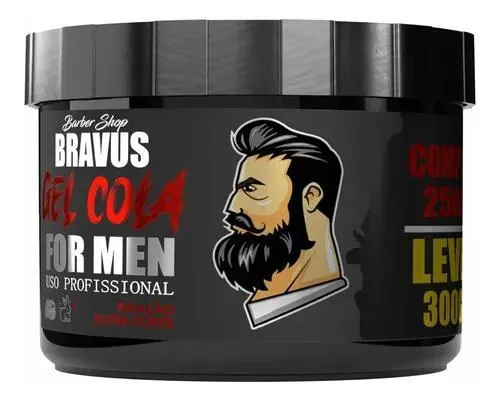 Gel Cola Extra Fort Light 300g Bravus Best Alpha Looks - Bravus
