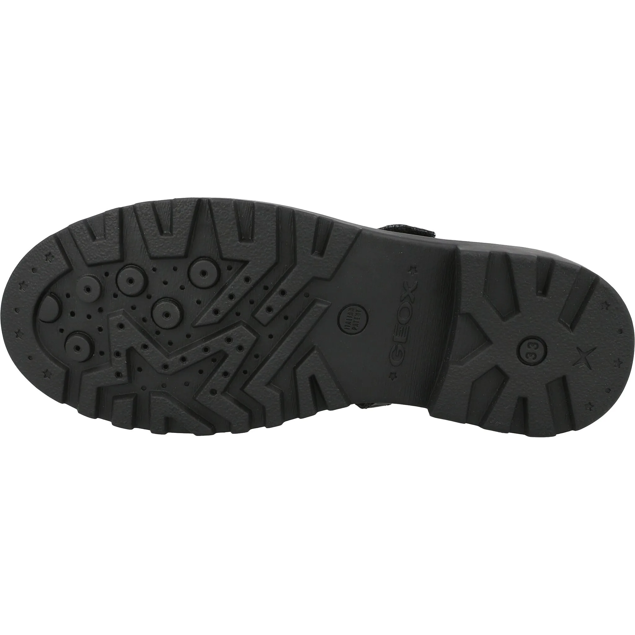 Geox Casey Black Patent Ballet Flats