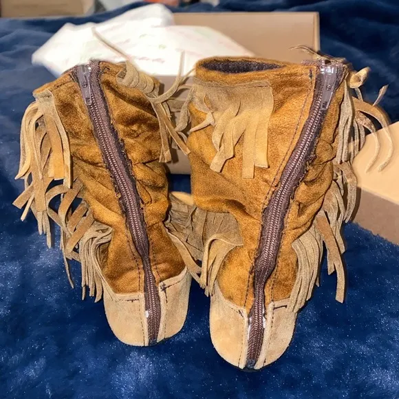 Gracious May Fringe Boots