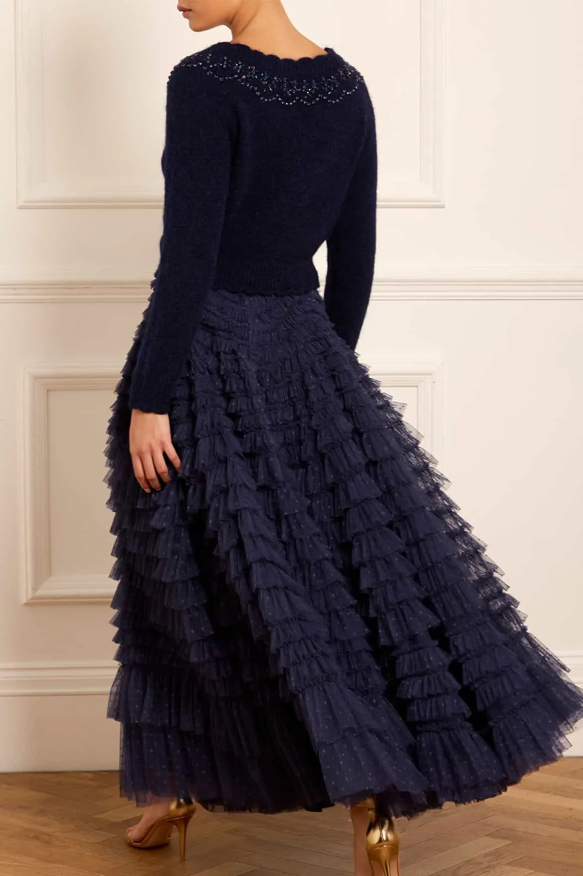 Hattie Ruffle Ankle Skirt