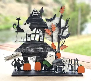 Haunted House 3D Shelf Sitter