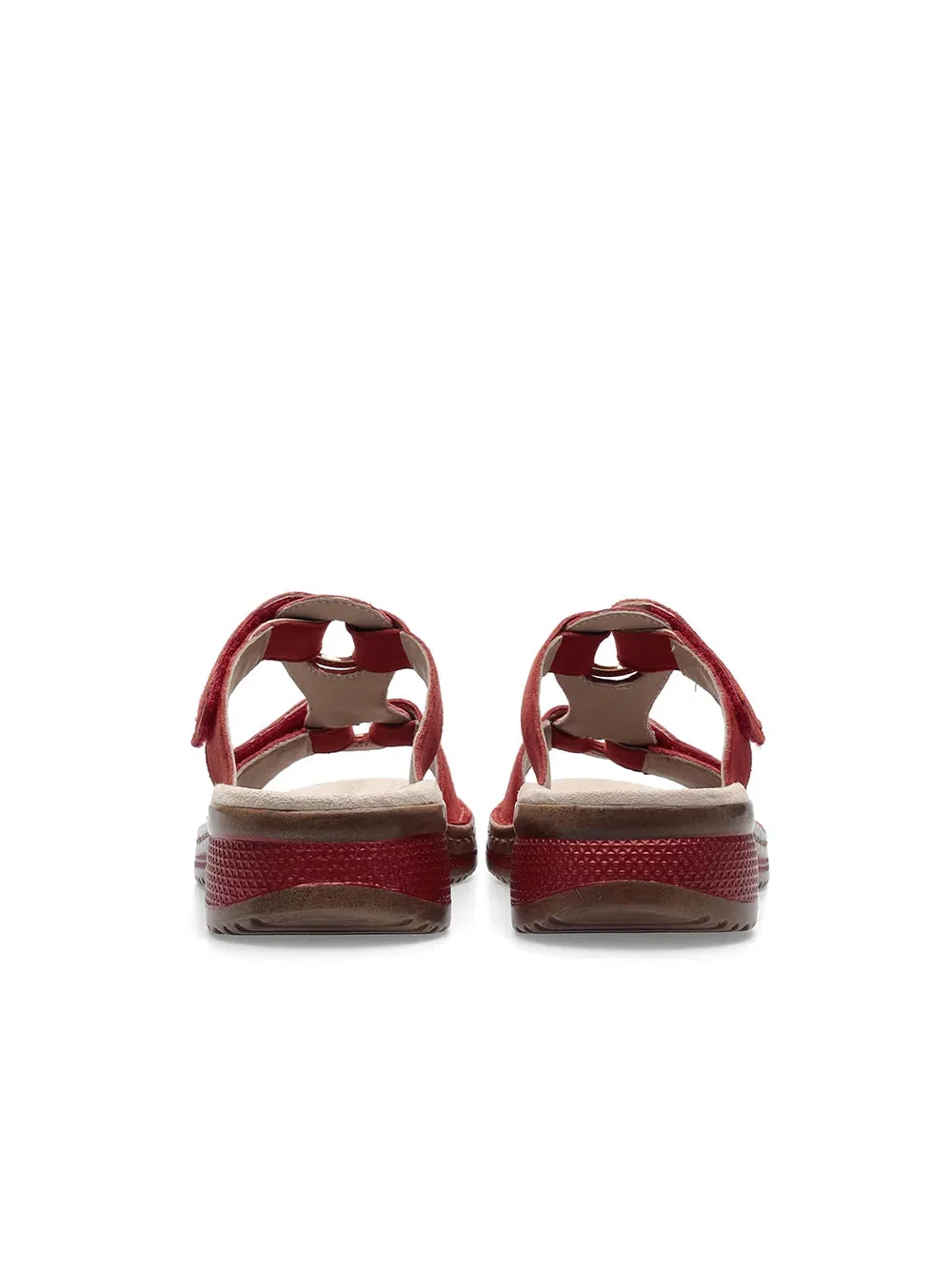 'Hawaii' women's slide sandal - red