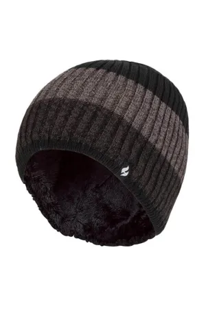 Heat Holders Linden Block Stripe Mens Thermal Beanie