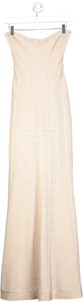 Herve Leger Bare Strapless Haven Gown UK XS