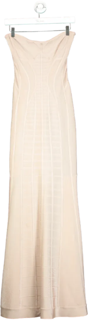 Herve Leger Bare Strapless Haven Gown UK XS