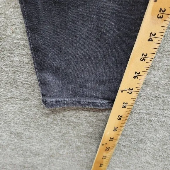 HUDSON Size 29 Natalie Mid-Rise Super Skinny Black Ankle Jeans NWT