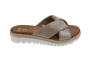 'Jamaika' women's slide sandal - Beige