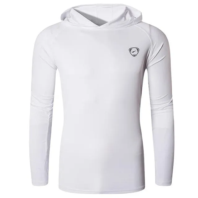Jeansian Men's UPF 50  UV Sun Protection Outdoor Long Sleeve Tee Shirt Tshirt T-Shirt Beach Summer LA245 Navy2