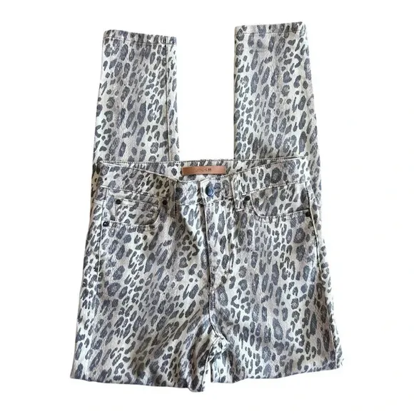Joes The Charlie High Rise Skinny Ankle Denim Jean Leopard Animal Print NWOT