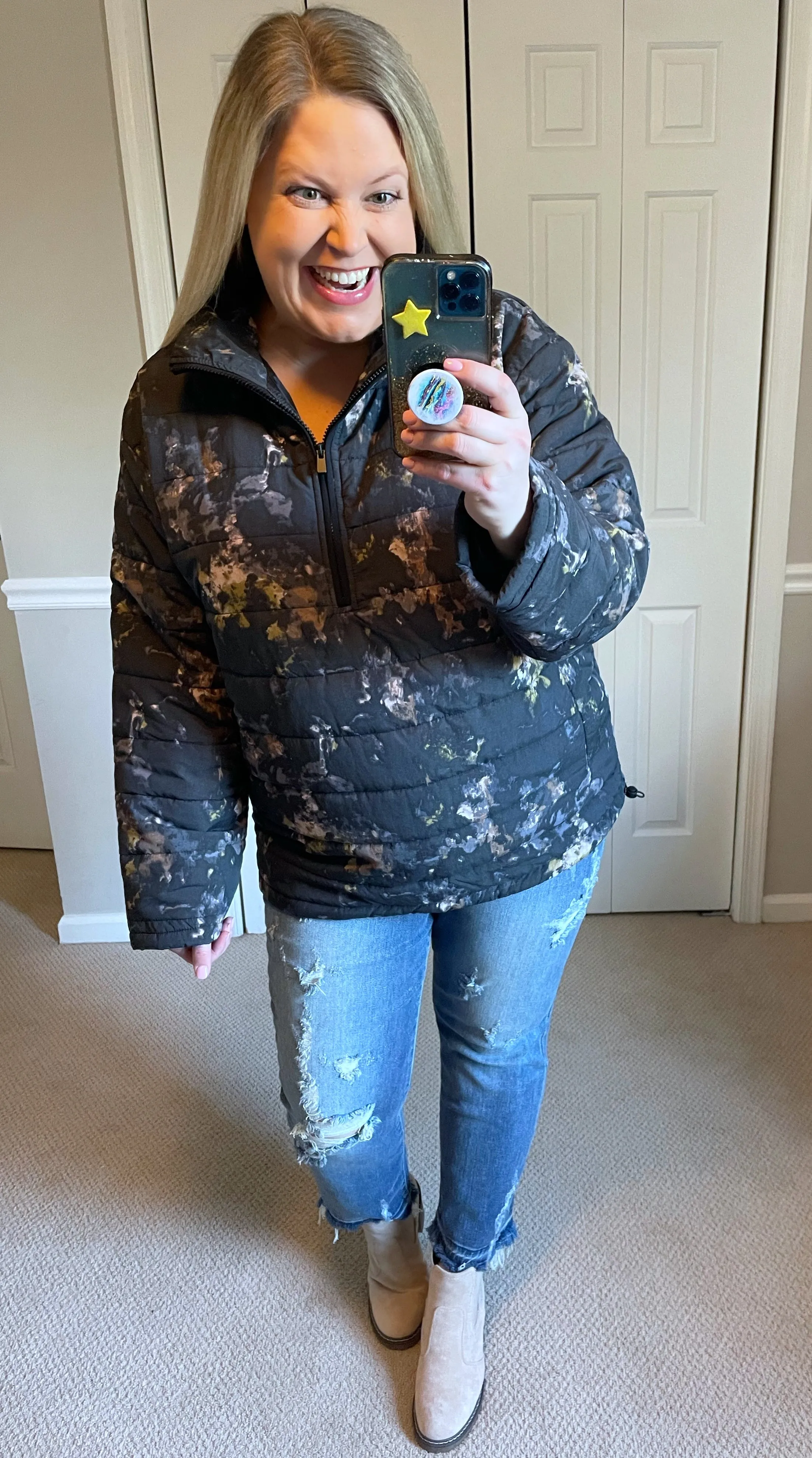 Judy Blue Harley Distressed Ankle Hem Jeans