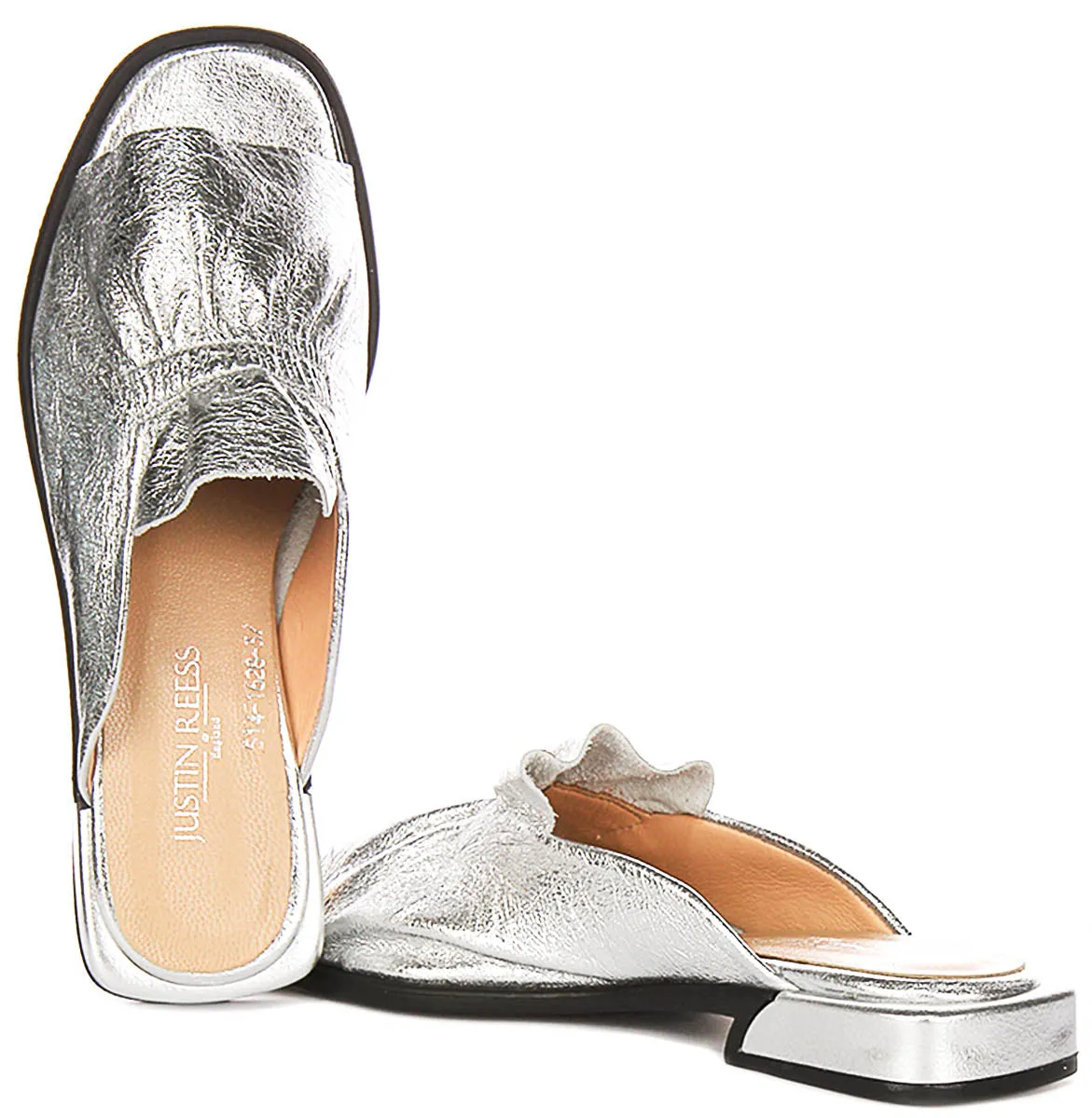 Justinreess England Dina In Silver For Women