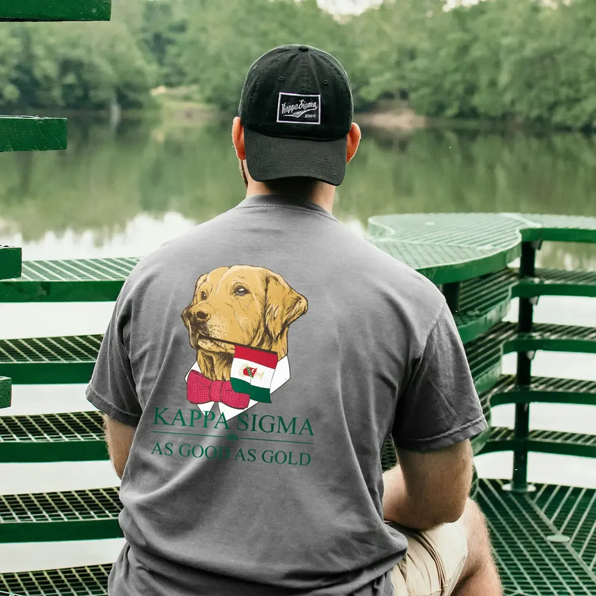 Kappa Sig Retriever Flag Tee