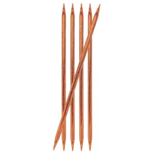 Knit Pro - Double Pointed Knitting Needles - 20cm DPN's - Ginger - 6mm