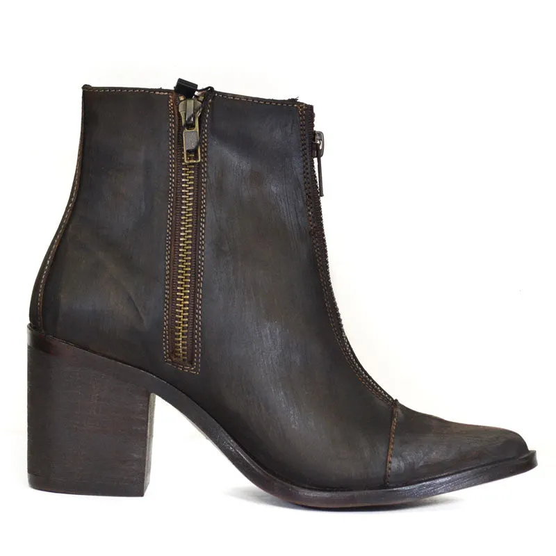 Krista Distressed Leather Boot