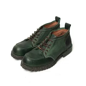 Lace Up High Top Biker Boots Male