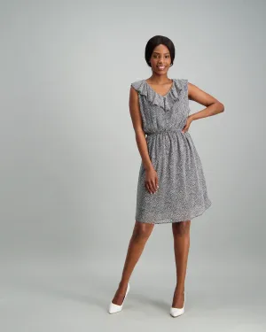 Ladies Animal Print Tea Dress