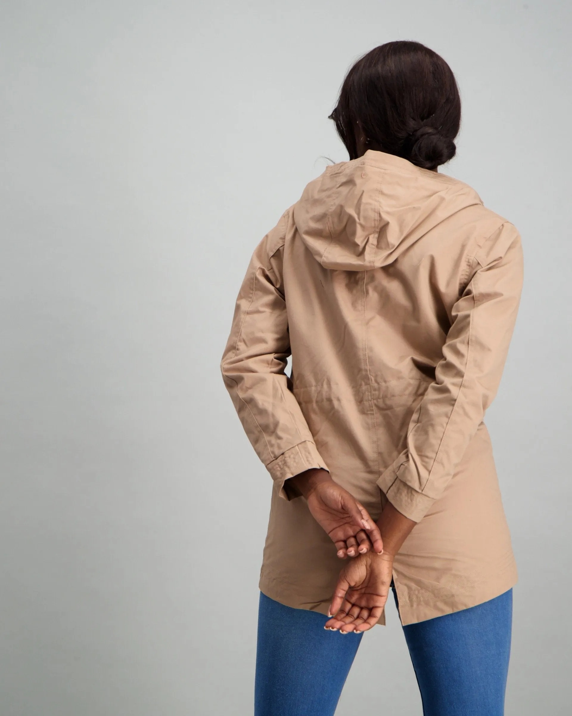 Ladies Parker Jacket - Stone
