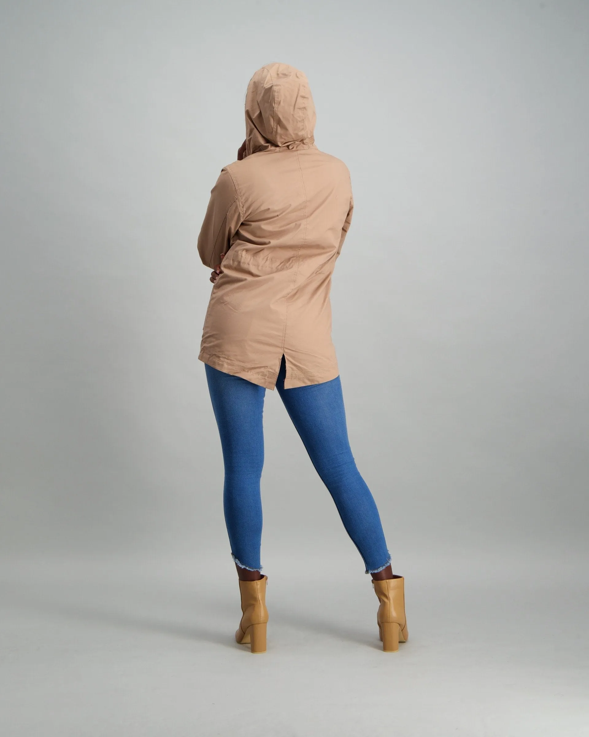 Ladies Parker Jacket - Stone