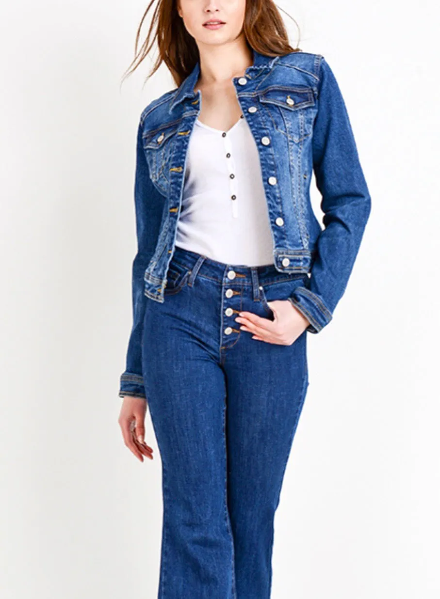 Laurel Canyon Fitted Denim Jacket