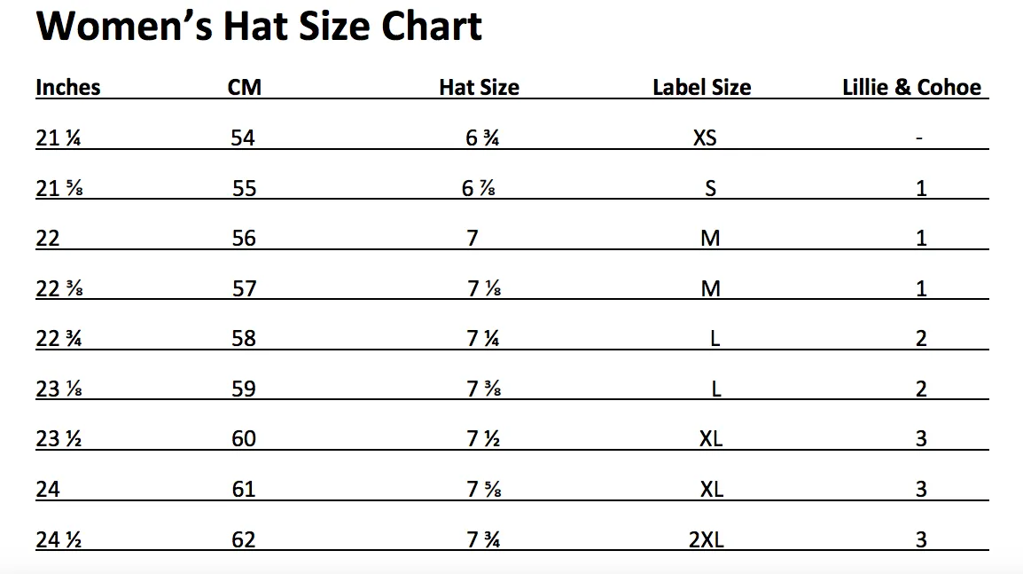 Lillie & Cohoe Grace Red Hat