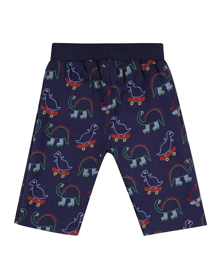 Lilly   Sid | Reversible Dino & Stripe Shorts