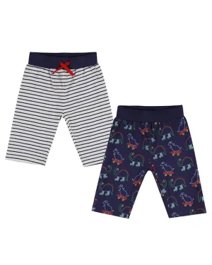 Lilly   Sid | Reversible Dino & Stripe Shorts