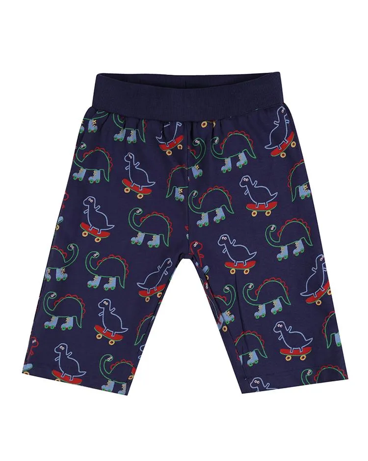 Lilly   Sid | Reversible Dino & Stripe Shorts