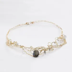 Line Drawn Labradorite Choker