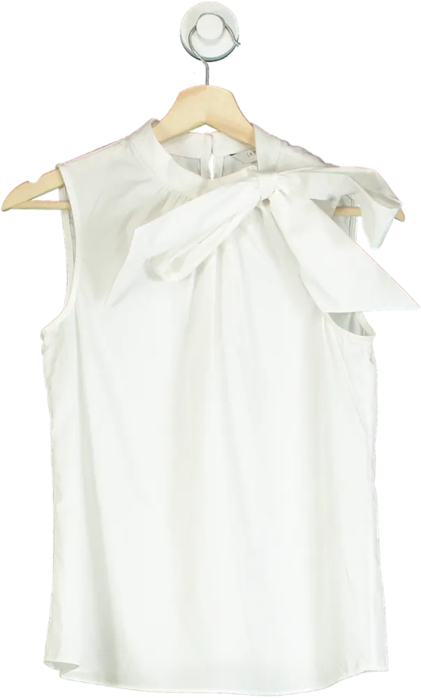 LK Bennett White TW Freud Sleeveless Top UK 6