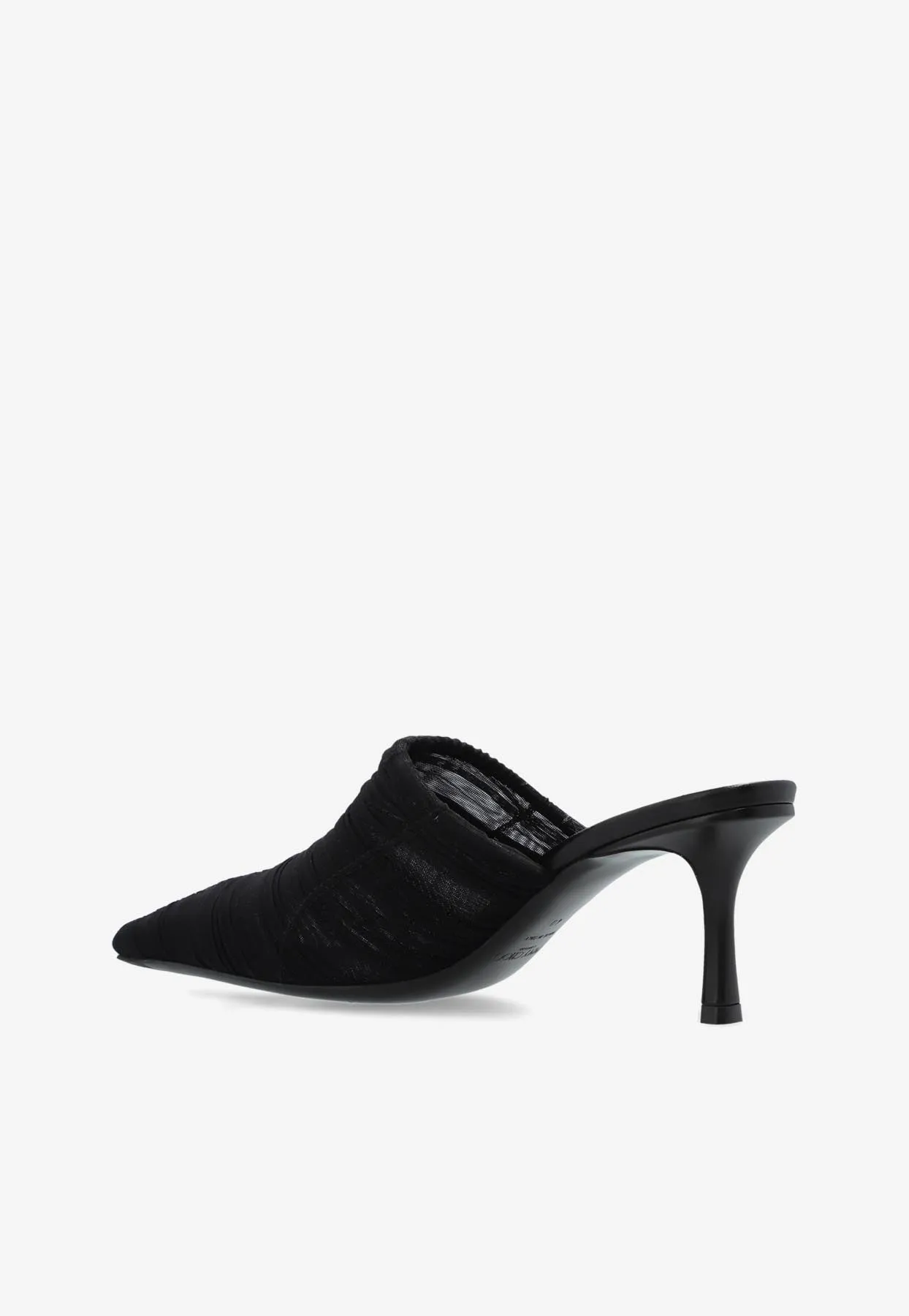 Lotta 65 Ruched Tulle Mules