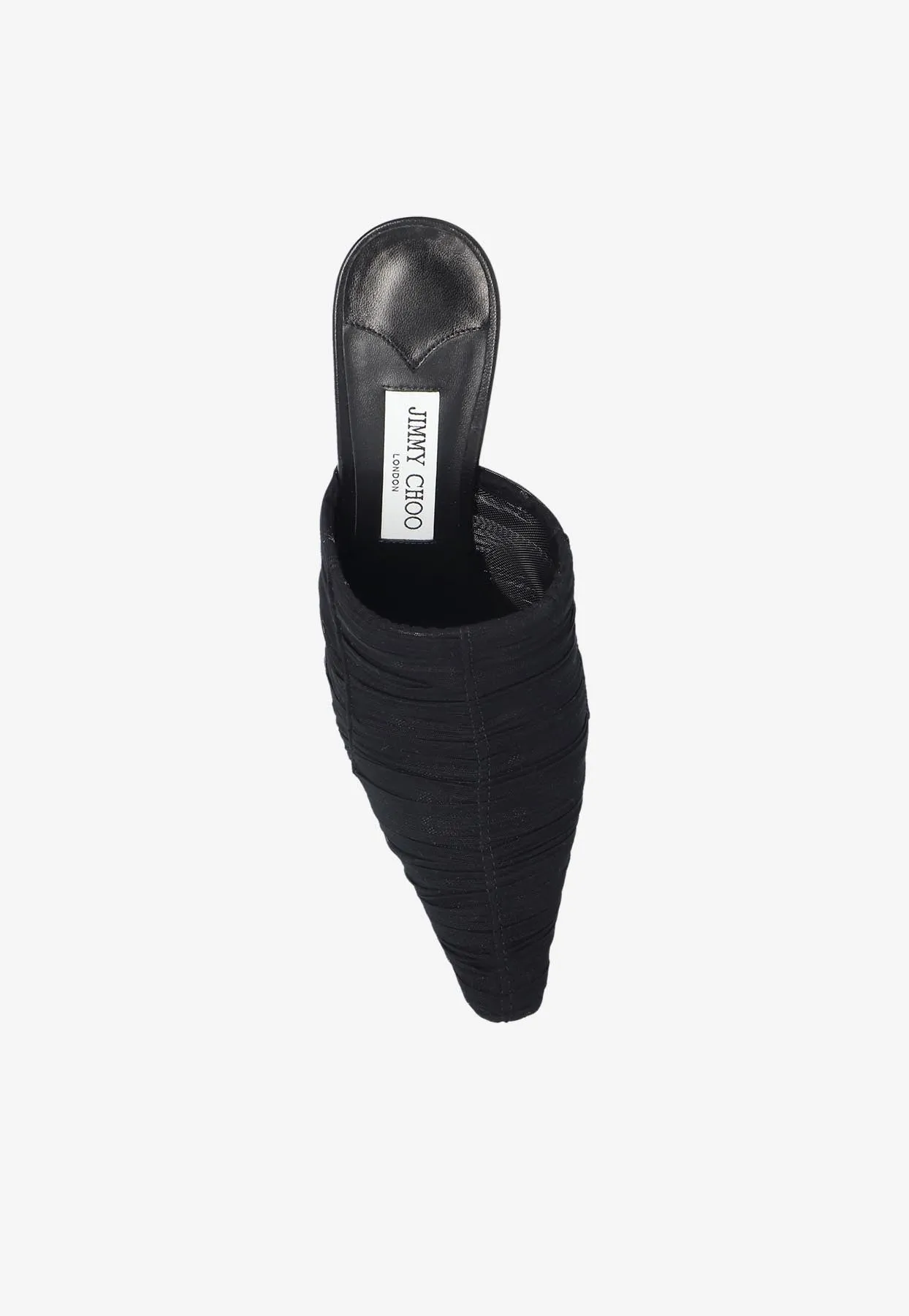Lotta 65 Ruched Tulle Mules