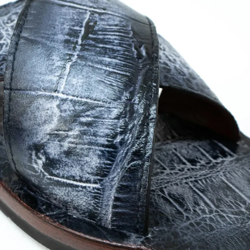 Marco Di Milano Elios in Newspaper Alligator Sandals
