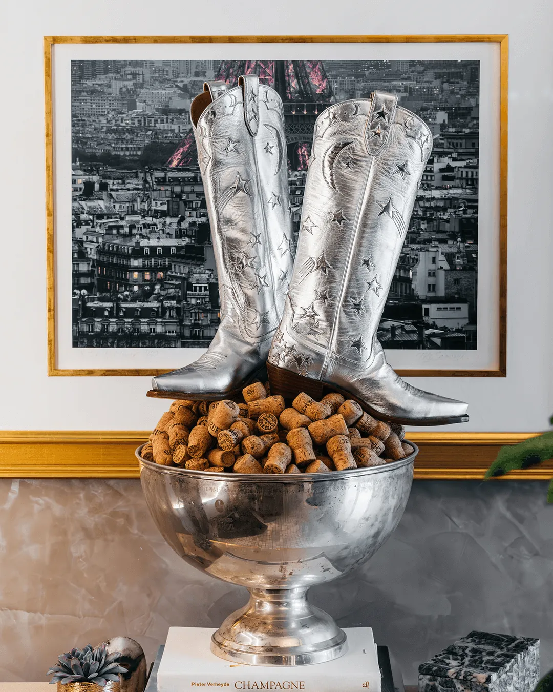 Margretta Metallic Silver