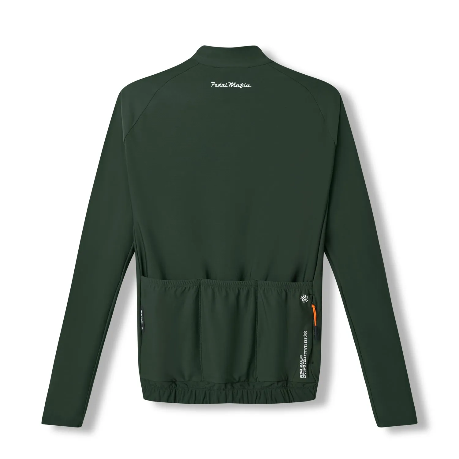 Mens Pro Midweight Thermal Jersey - PM Olive