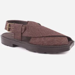 Men's "SIDIQ" Leather Flat Peshawari Sandals