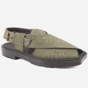 Men's "SIDIQ" Leather Flat Peshawari Sandals