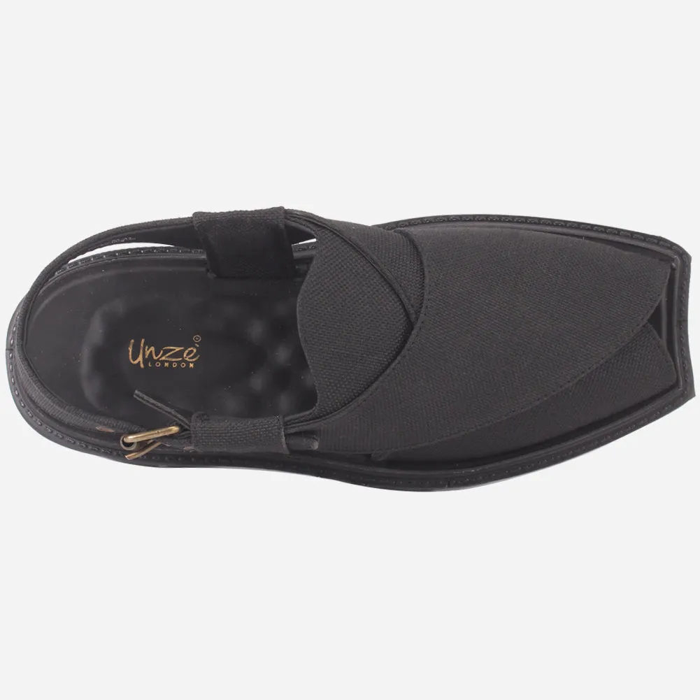 Men's "SIDIQ" Leather Flat Peshawari Sandals