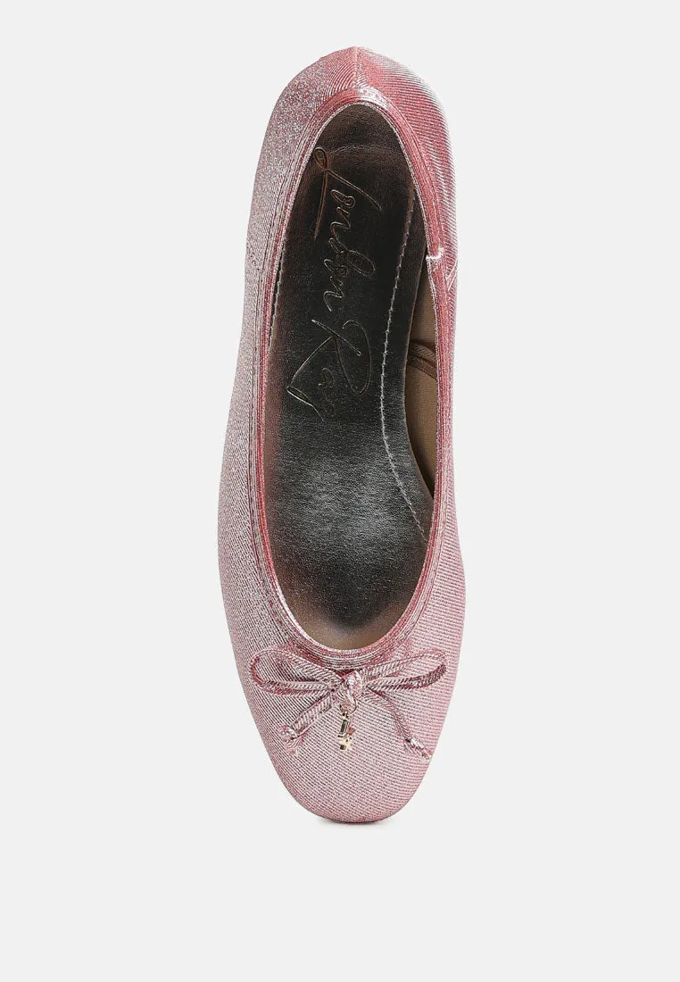 Metallic Ballet Flats By MODE
