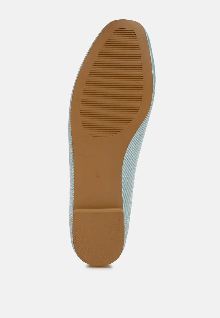 Metallic Ballet Flats By MODE