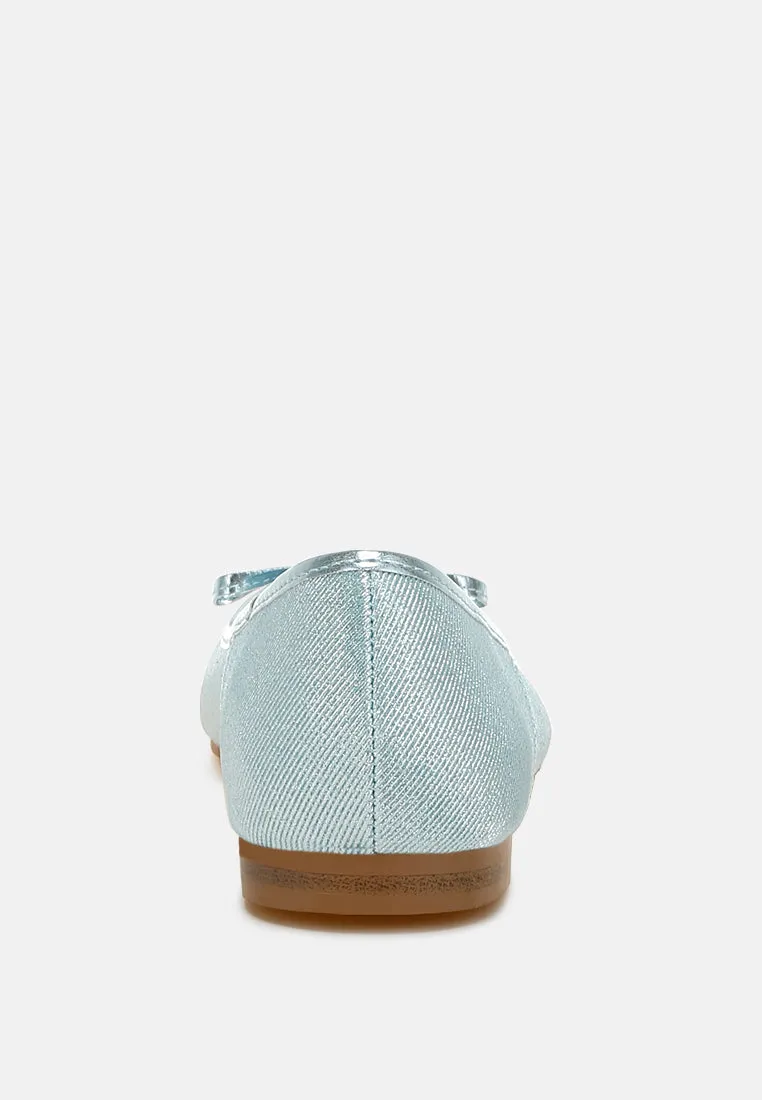 Metallic Ballet Flats By MODE