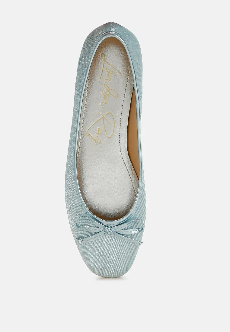Metallic Ballet Flats By MODE