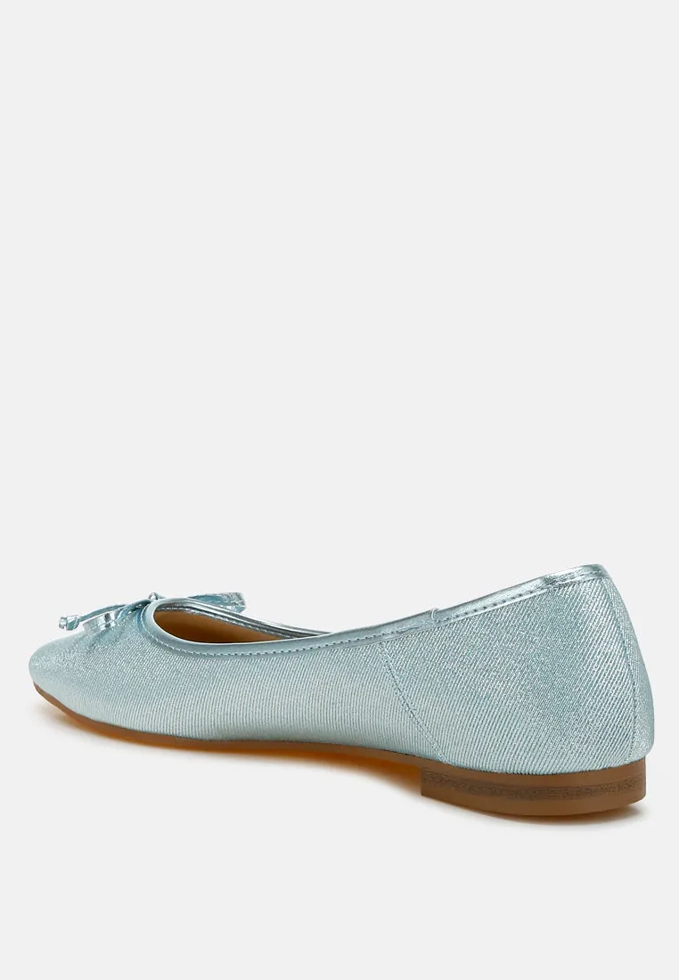 Metallic Ballet Flats By MODE