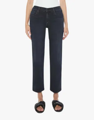 Mother The Mid Rise Rambler Zip Ankle Jeans in Night in Venice