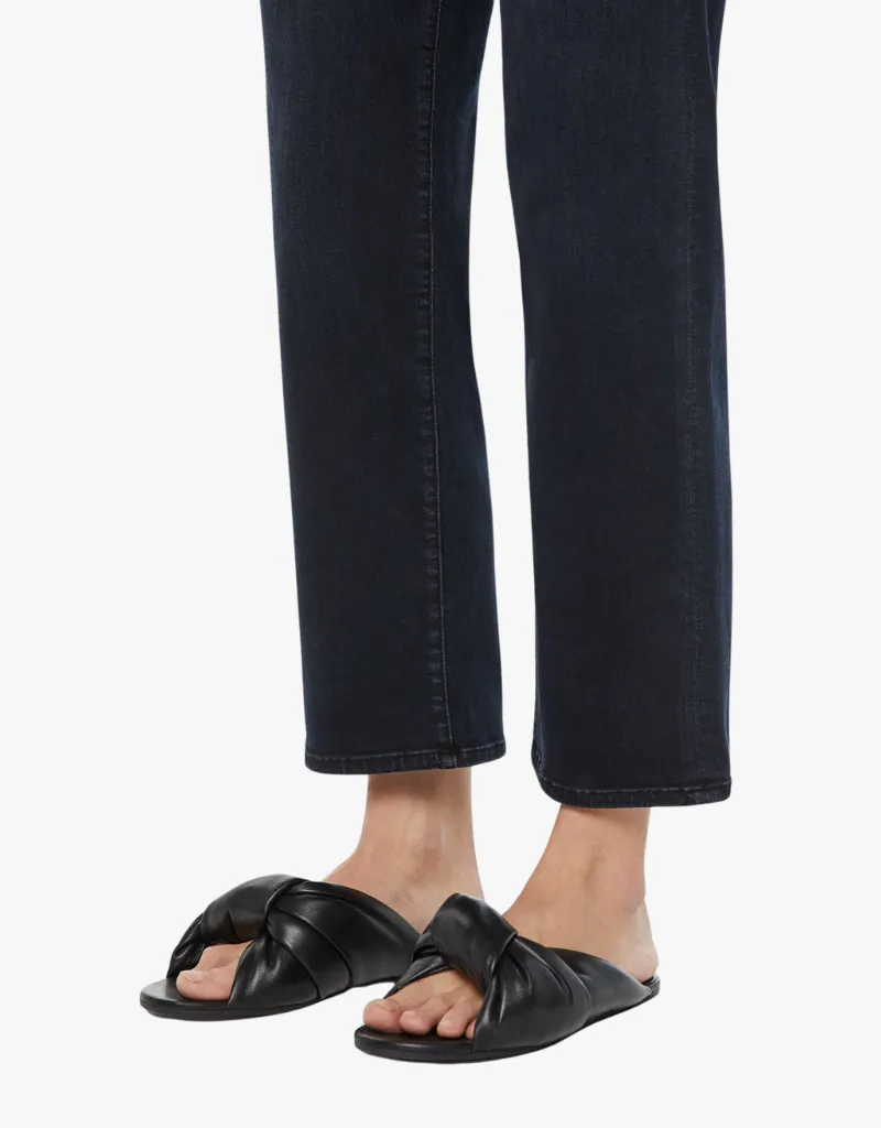 Mother The Mid Rise Rambler Zip Ankle Jeans in Night in Venice