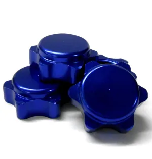 N10177 1/8 Scale RC 17mm Hex Alloy Wheel Nut Caps Navy Blue x 4 M12 12mm Thread