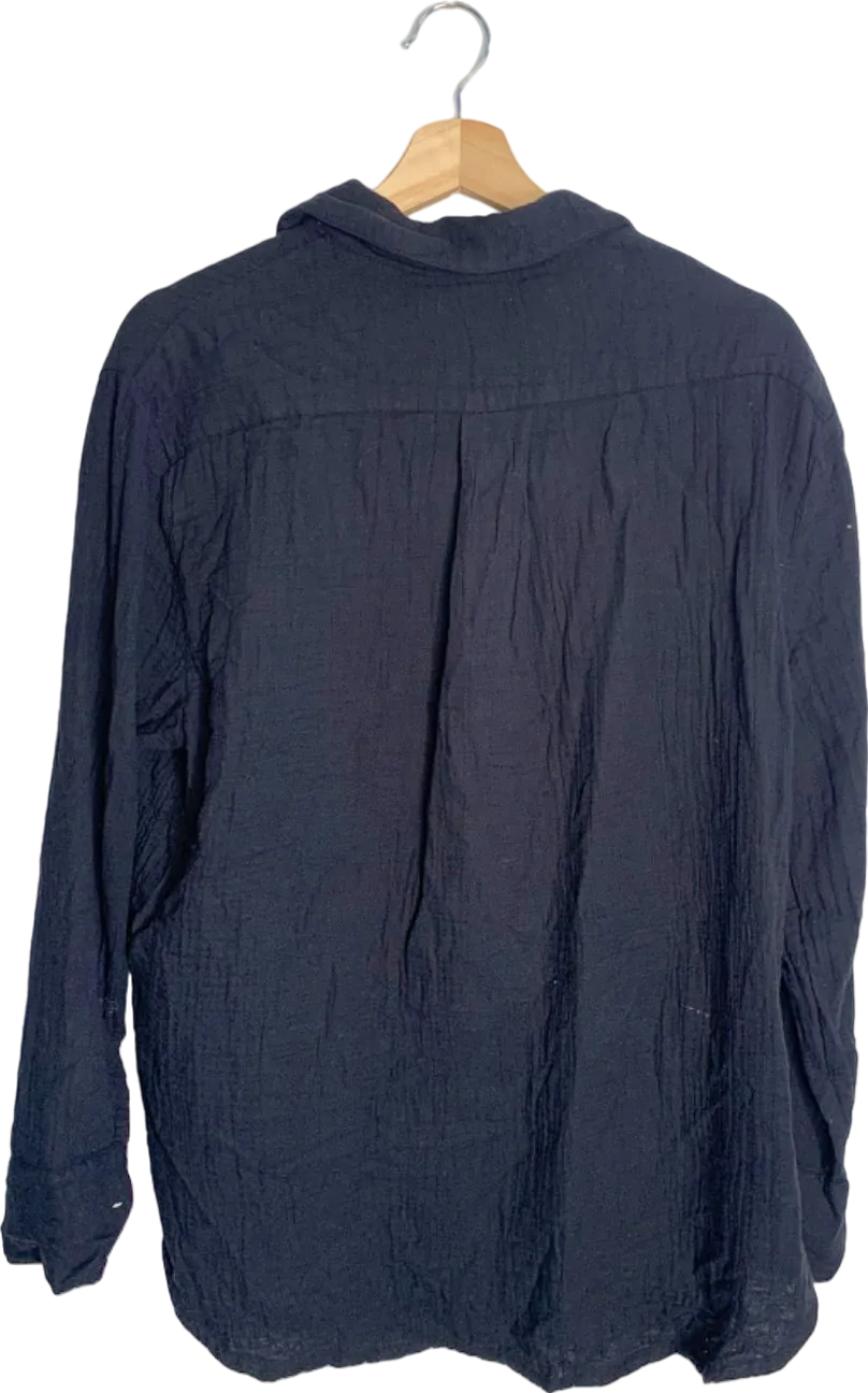 New Look Black F K Dolly Double Clo Shirt UK 10