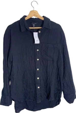 New Look Black F K Dolly Double Clo Shirt UK 10