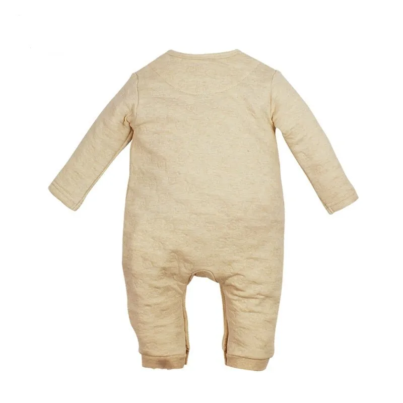 Newborn Winter Clothes | Thermal Organic Baby Romper & Pajamas