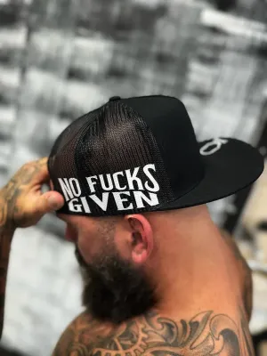 NO FUCKS SIDE STYLE  BLACK HAT