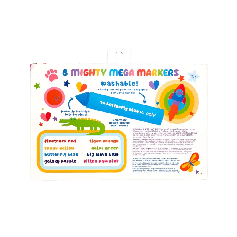 Ooly Mighty Mega Markers - Set of 8